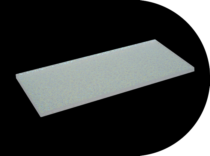 Verre feuilleté coloré