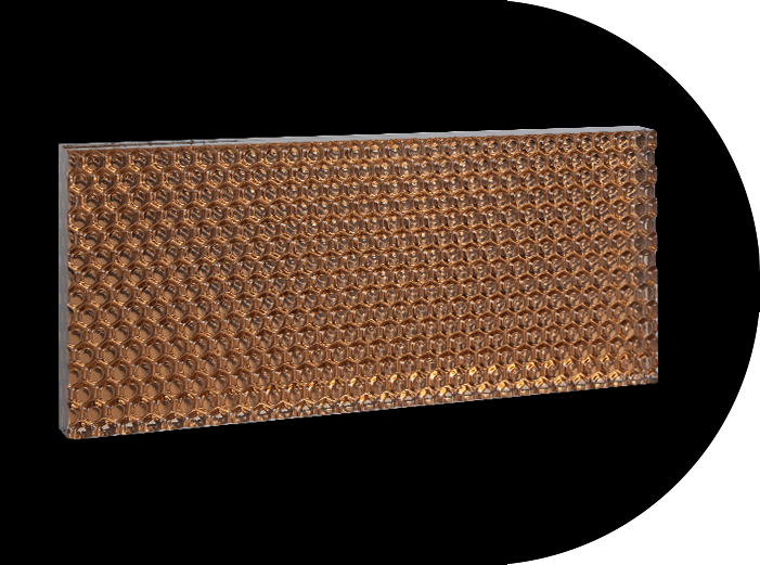 Verre mural de fond coloré perle de nuit